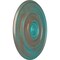 Ekena Millwork Traditional Reece Medallion (Canopies up to 5 7/8"), 24 3/8"OD x 1 1/8"P, Copper Green Patina CM24RECGS - alternate 4